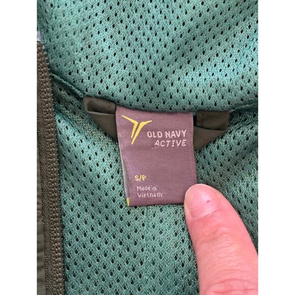 Old Navy Active Women’s S Green Hooded Lightweight Windbreaker Jacket Gorpcore - Picture 4 of 8